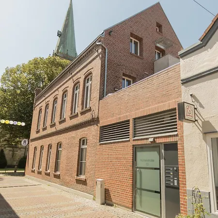 Stilvolles City-Apartment Glocke Ludinghausen Eksteriør billede